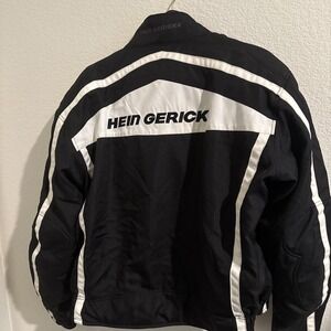 Gericke Motorcycle Jacket Pre Owned Protective Riding Size XXL spellout